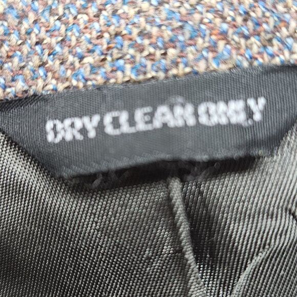 Givenchy Gentleman Vintage Wool Tweed Blazer, Men's 42R - Picture 8 of 14